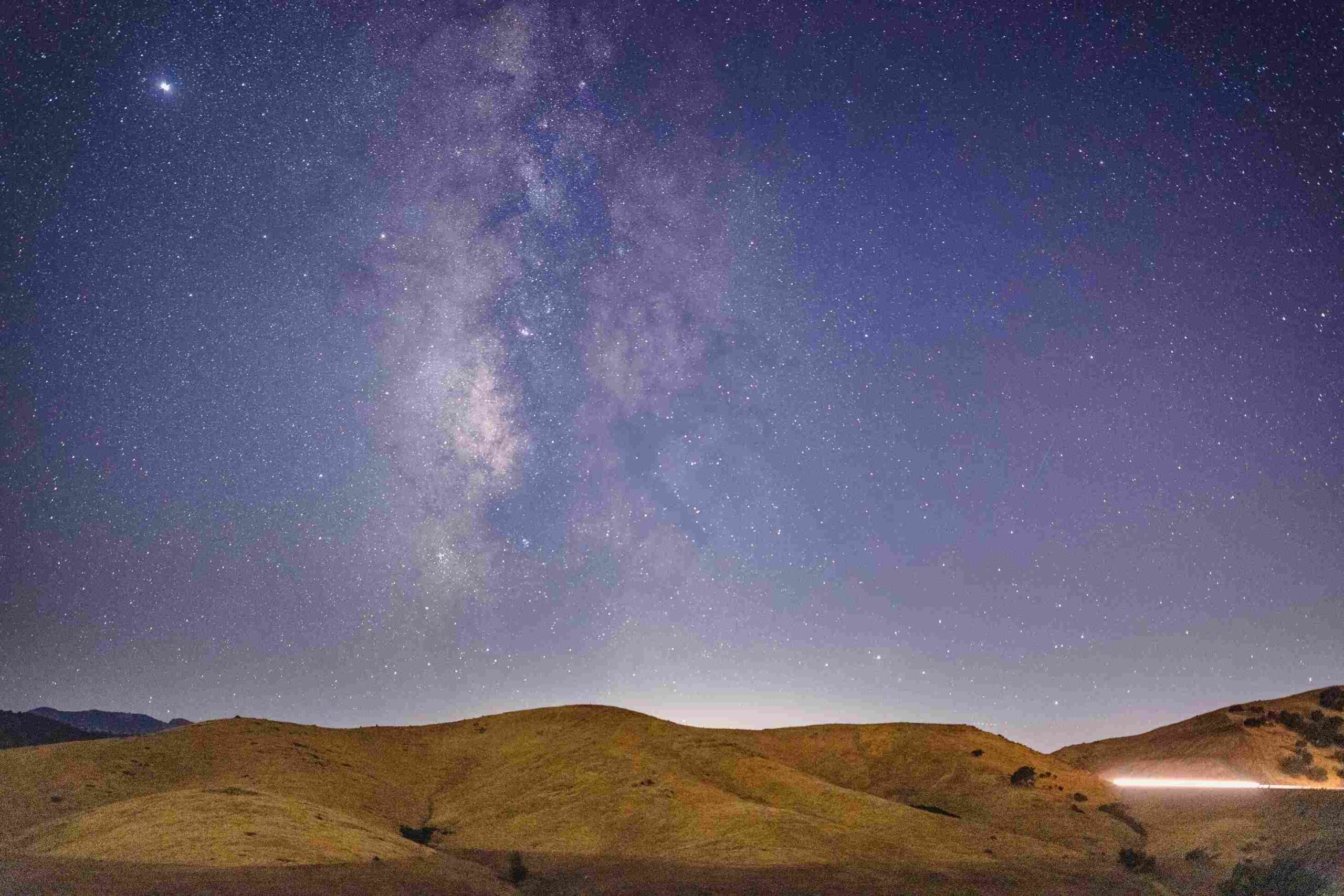 Stargazing in a Clear Sky